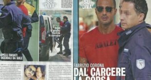 Fabrizio Corona malore in carcere, scortato d'urgenza in ospedale