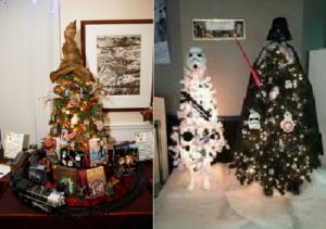 Natale 2017, tendenze addobbi casa e albero natalizio Harry Potter Star Wars