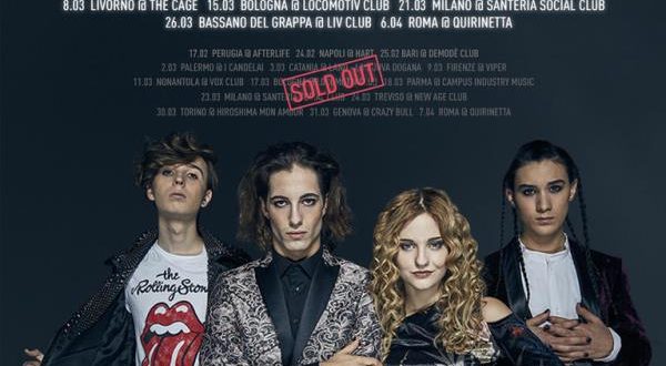 Maneskin Tour 2018 VivoEsciManeskin